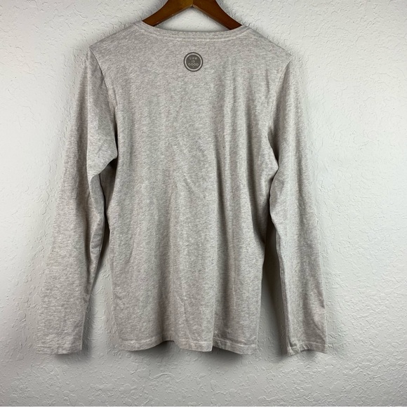 LIFE IS GOOD V-Neck Crusher Tee Fall Leaves - Picture 5 of 6